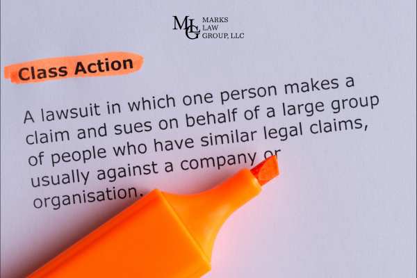 a form defining a class action lawsuit